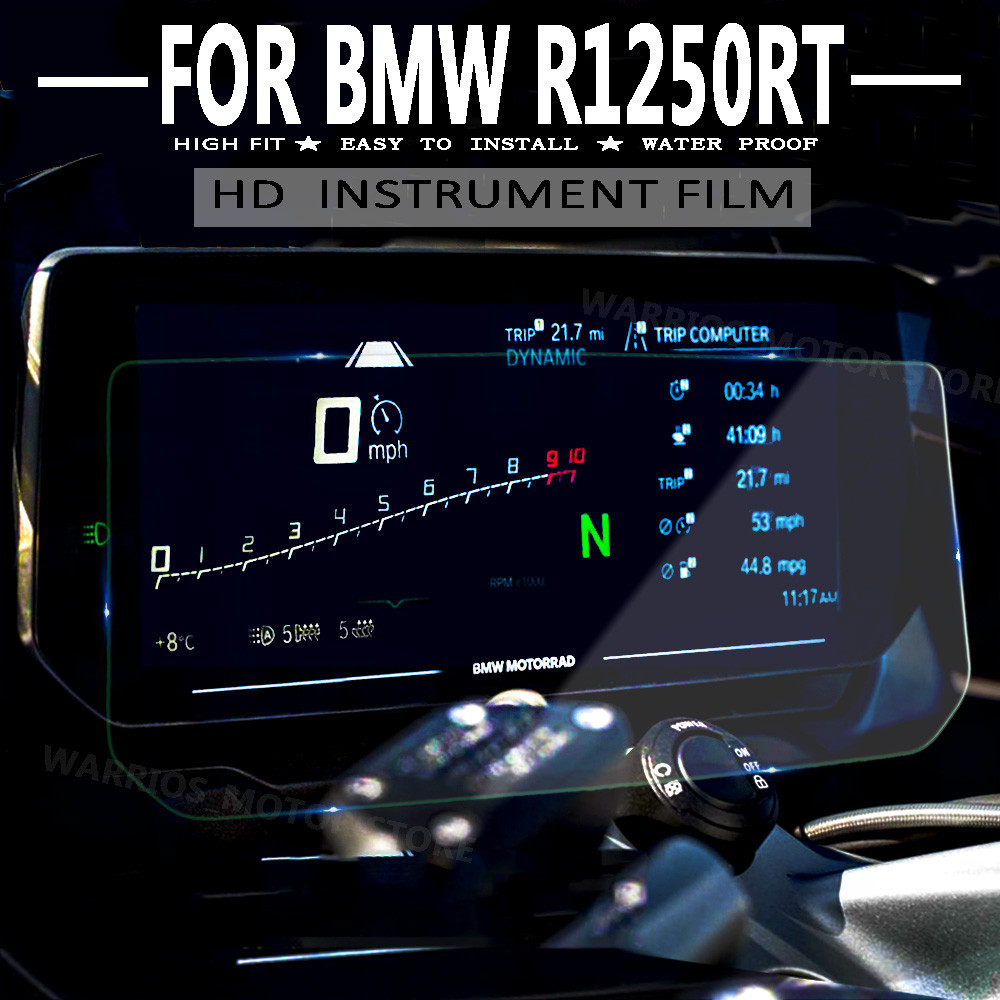 全新 FOR BMW R1250RT R1250 RT 摩托車配件集群防刮保護膜防水屏幕保護膜 2021