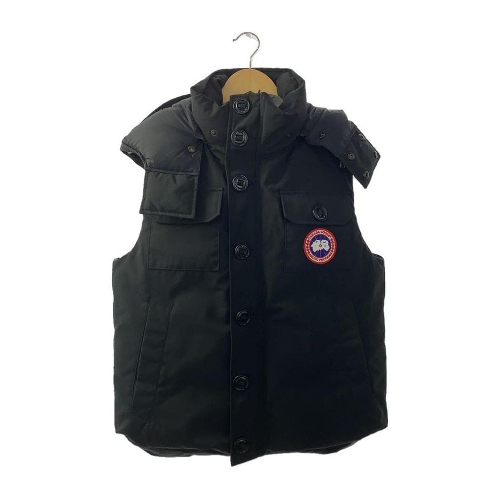 CANADA GOOSE IRO羽絨服 背心黑色 尼龍 日本直送 二手