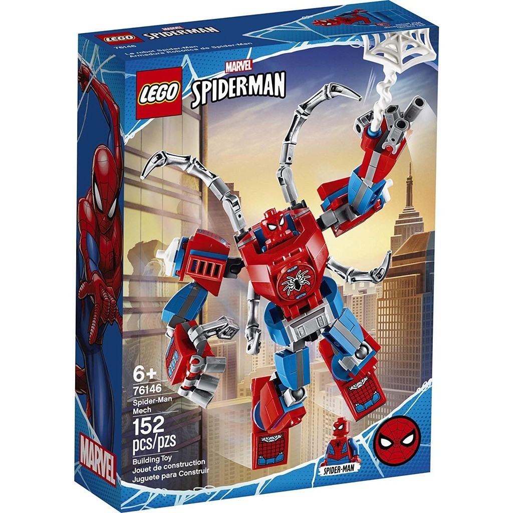 請先看內文 LEGO 樂高 76146 蜘蛛人機甲Spider Man Mech 超級英雄系列