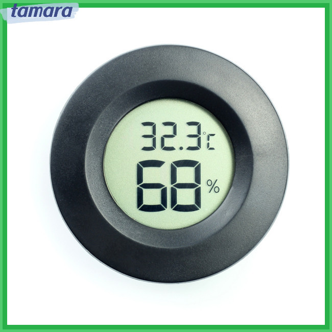 Bhn 帶4個定位柱的迷你濕度計溫度計, °C/°F 開關電子濕度溫度計 LCD