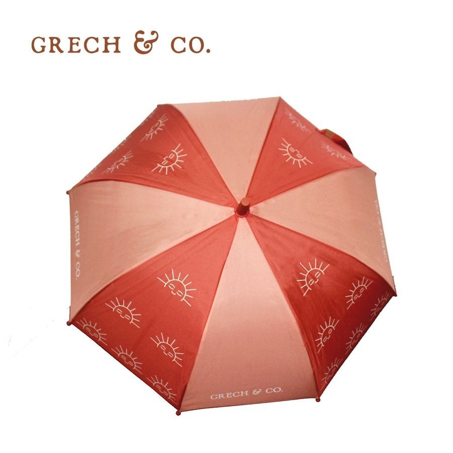 GRECH & CO.兒童雨傘/ 17吋/ 夕陽紅 eslite誠品