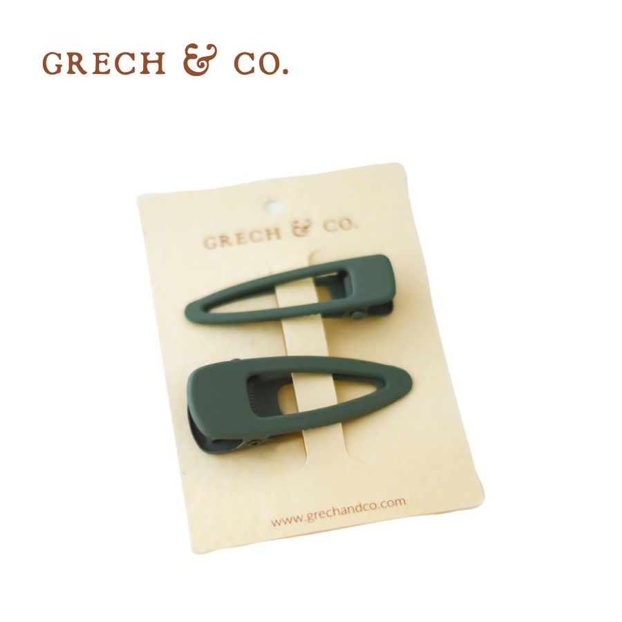 GRECH & CO.髮夾二入組/ 蕨青 eslite誠品