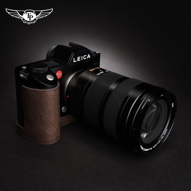 TP原創 真皮Leica徠卡SL Typ601相機包SL2皮套SL2S保護套牛皮手柄