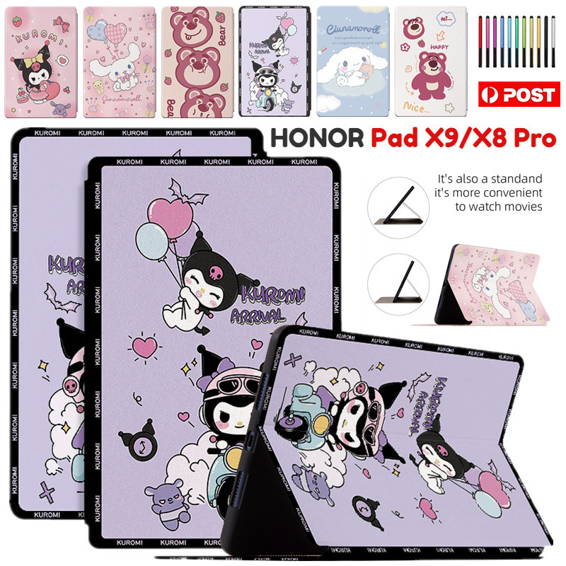 適用於 Honor Pad X9/Honor Pad X8 Pro 11.5 英寸 2023 智能卡通翻蓋皮套