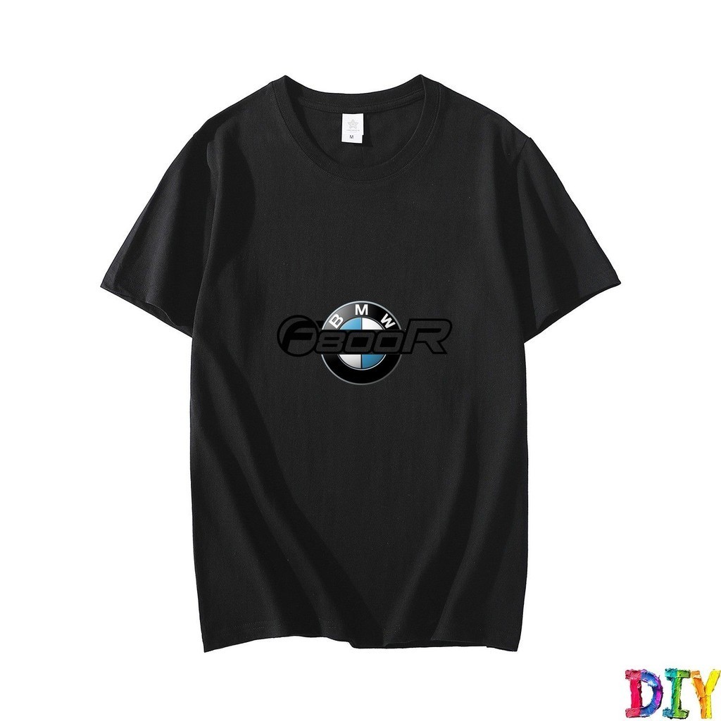 BMW 寶馬 F800R 嘻哈圓領 T Putih 審美超大風扇卡通極客幫助 Xxl 別緻基本電影圓形遊戲銷售力
