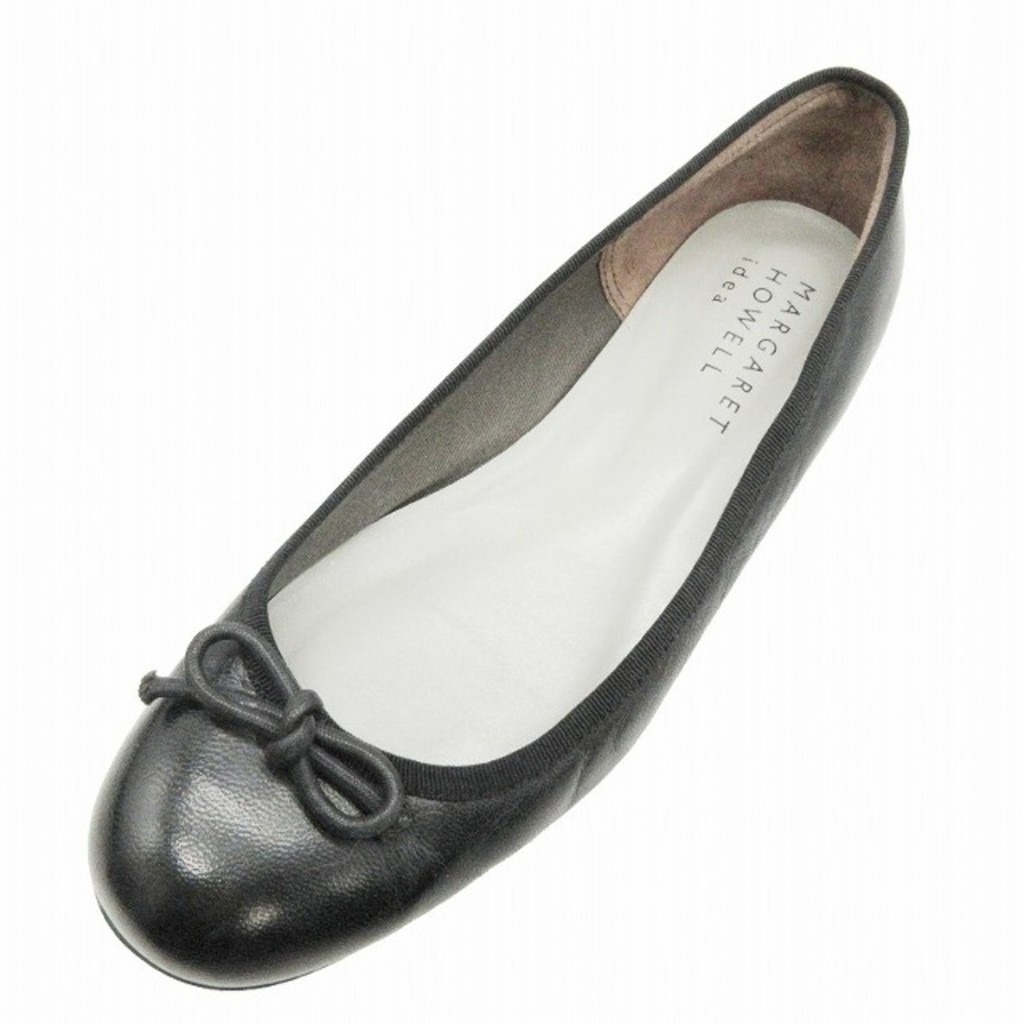 MARGARET HOWELL AILE鞋子二十二 1/2 バレエ 平鋪 緞帶 日本直送 二手
