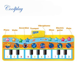 80x28cm 嬰兒遊戲墊地毯鋼琴墊音樂遊戲墊兒童開發智力益智玩具&*-*&&&- 2VZD