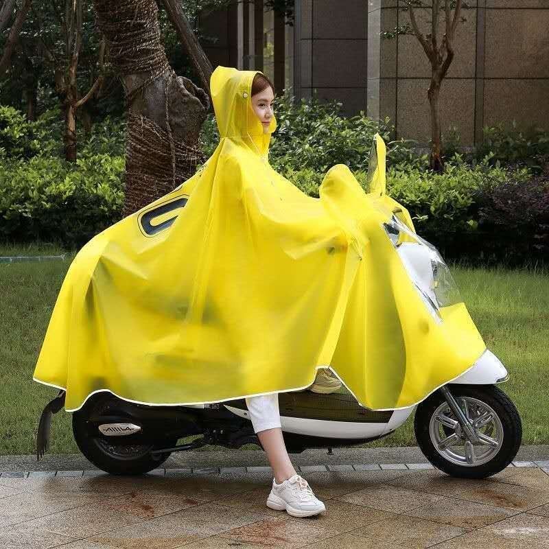 雨披 輕薄新款雨衣電動車環保輕便eva雨衣加大柔軟雨披電瓶車男女護臉