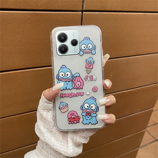 手機殼紅米 Note14 Note14Pro Note 14 Pro+ 5G 時尚可愛卡通熱銷手機外殼透明矽膠軟背蓋