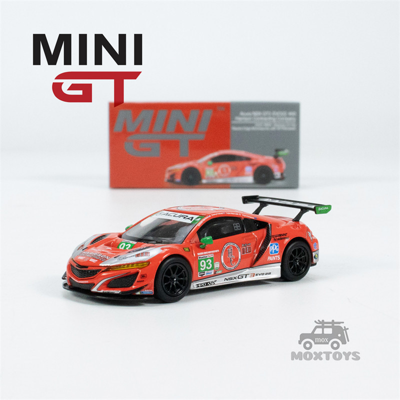 Mini GT 1:64 謳歌 NSX GT3 EVO22 #93 Wtr Racers Edge Motorsport
