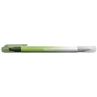 日本 sun-star DECOT 2 反白螢光筆/ 付白色輪廓筆/ 淡綠 X 透明 eslite誠品