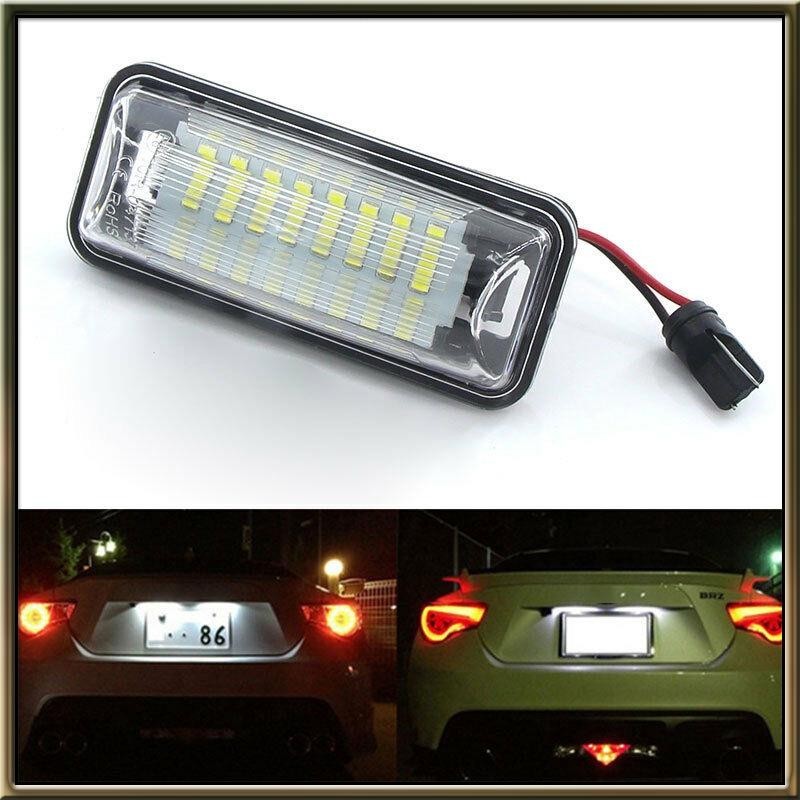 SUBARU 2x LED 車牌燈適用於豐田 FT-86 GT86 斯巴魯 BRZ WRX Forester