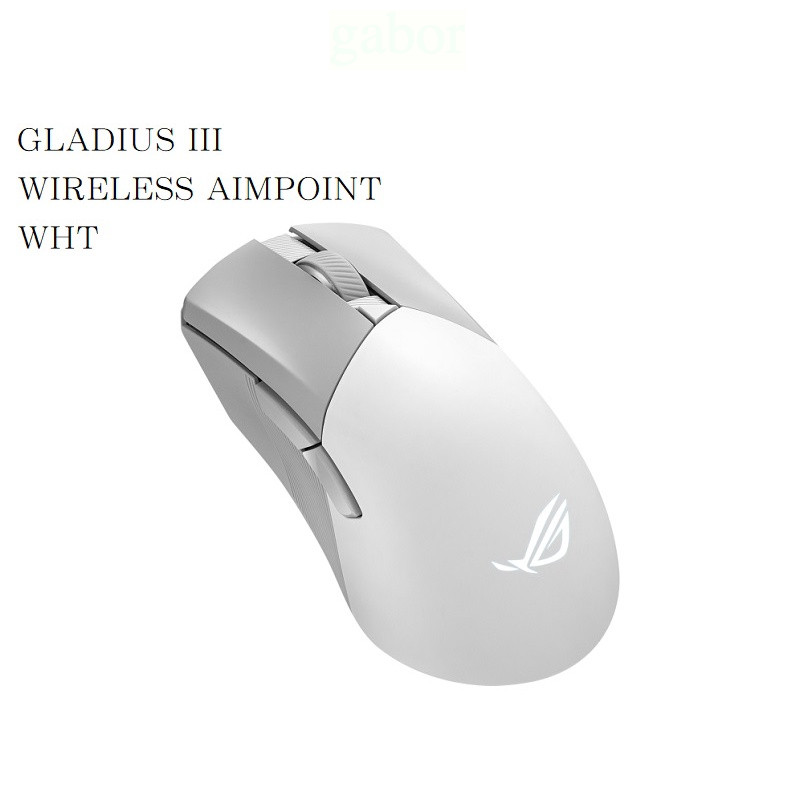 華碩 ROG Gladius III Wireless AimPoint 滑鼠/90MP02Y0-BMUA11
