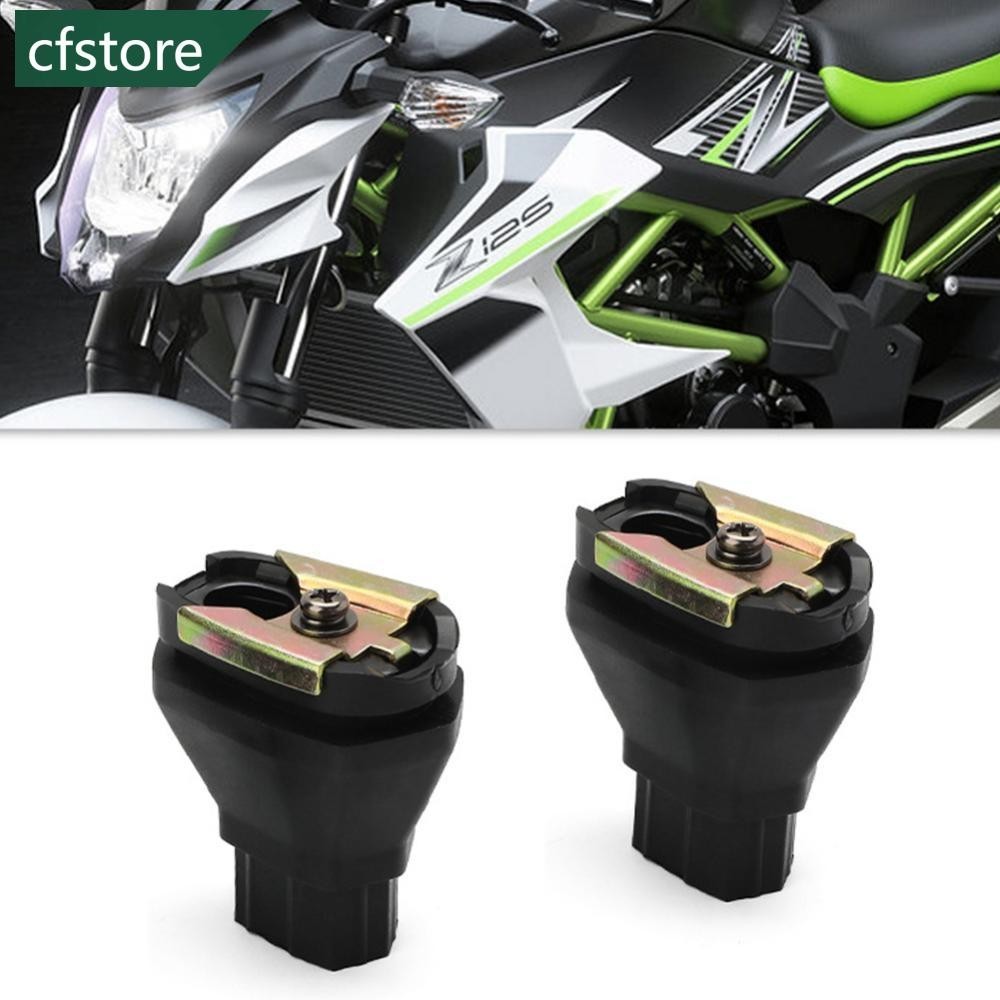 KAWASAKI Cfstore 一對摩托車轉向燈適配器支撐手柄適用於川崎 Z125 Z250 Z300 Z400 Z6
