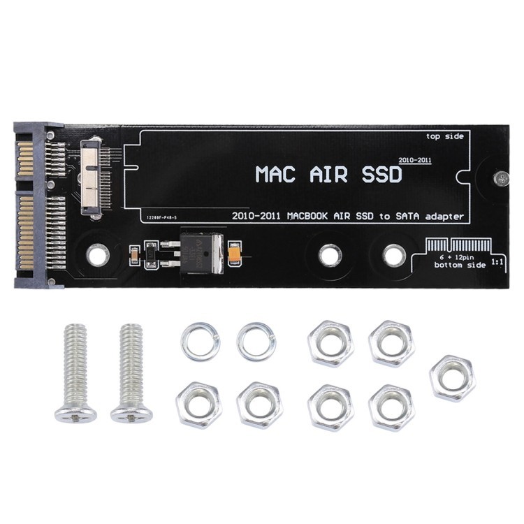 當天發貨 SSD 轉 SATA 適配器適用於 Macbook Air 11.6 英寸 A1370 (2010-2011)