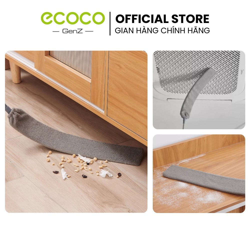 Ecoco 拖把用於天花板清潔,新一代折疊床下,多功能防塵電動羽毛刷 23131
