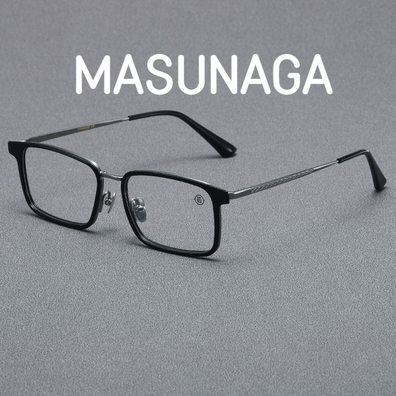 【Ti鈦眼鏡】增永MASUNAGA 板材眼鏡框 純鈦眼鏡架 GMS613系列 商務輕便高級