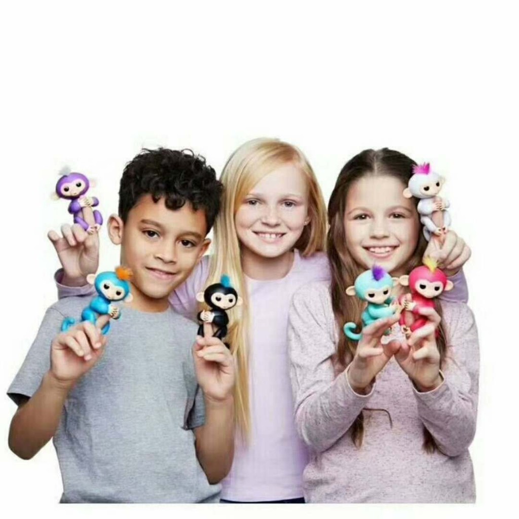 玩具指尖猴子觸摸互動玩偶手指猴感應生日禮物智能兒童玩具