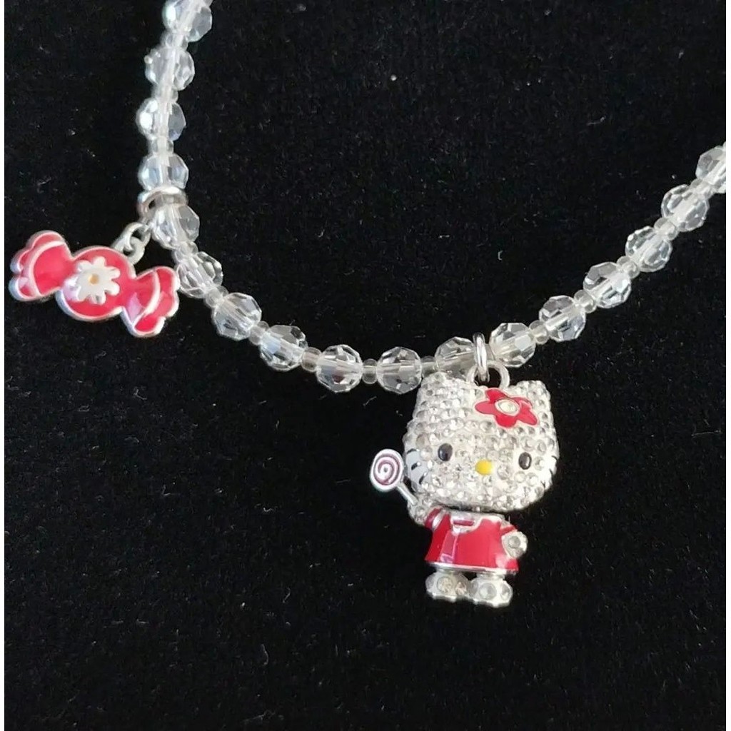 SWAROVSKI 施華洛世奇 飾品 手環 手鍊 hello kitty 日本直送 二手