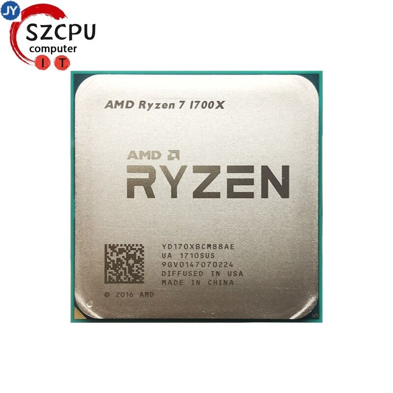 【現貨】amd Ryzen 7 1700x R7 1700x 3.4 GHz Zen 0.014 8 核 CPU yd1