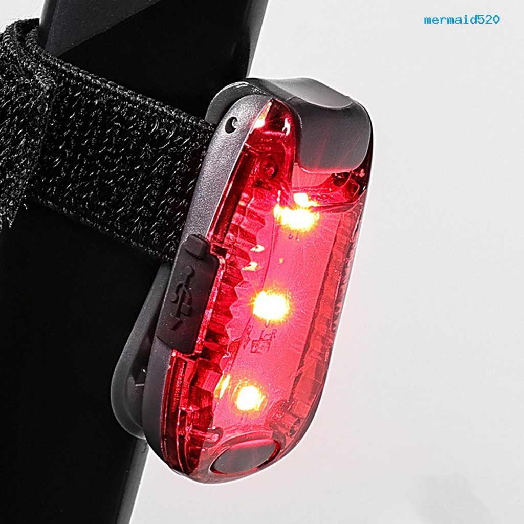 【攀登者】多功能LED夜間警示燈背包燈充電跑步燈臂燈腳踏車頭盔燈單車尾燈
