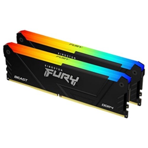 Kingston 金士頓 FURY Beast RGB DDR4 3600 32G(16x2) 電腦記憶體 PC RAM