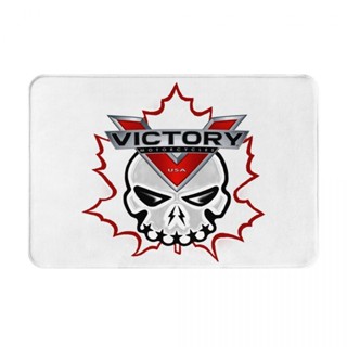 VICTORY motorcycle logo (2) 浴室防滑地墊 廁所衛生間腳墊 門口吸水速乾進門地毯 洗手間墊