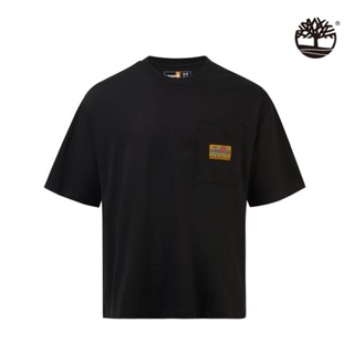 Timberland 中性黑色短袖口袋T恤|A4175001