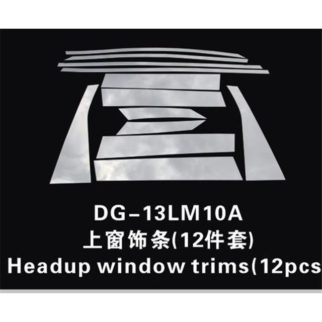 Luxgen 納智捷 M7上下車窗飾條 車身裝飾條 M7改裝用品 適用於11-19款