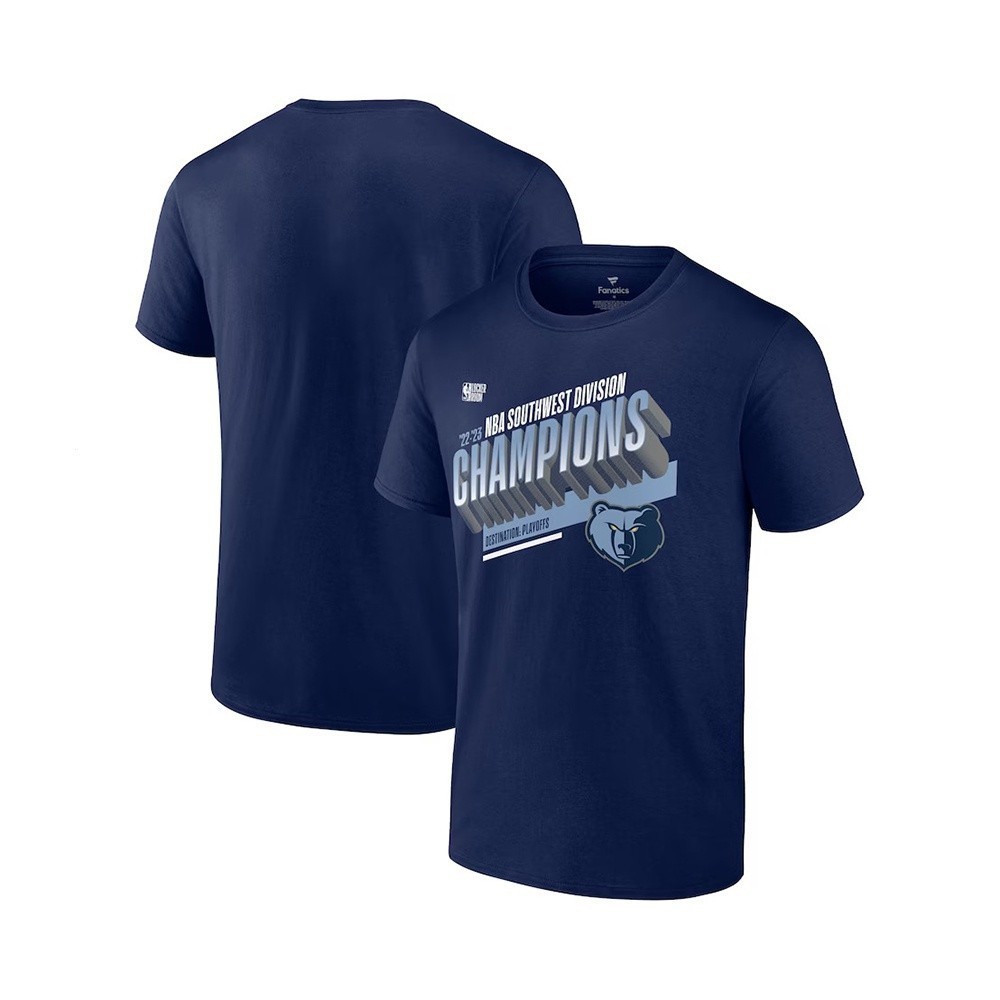2022-2023 NBA 季後賽 寶藍 曼菲斯灰熊 Memphis Grizzlies 季後賽T 恤 球隊T 休閒T恤