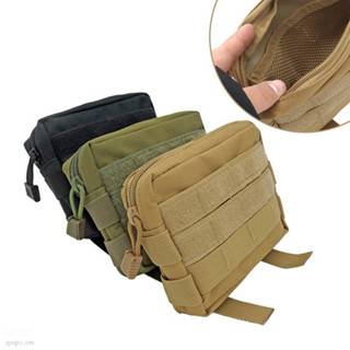 1 件裝戰術軍用袋腰帶腰包戶外運動收納(QT)