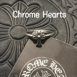 Chrome Hearts 克羅心 925純銀戒指 古家男女復古做舊朋克嘻哈 長十字架小 CJ022