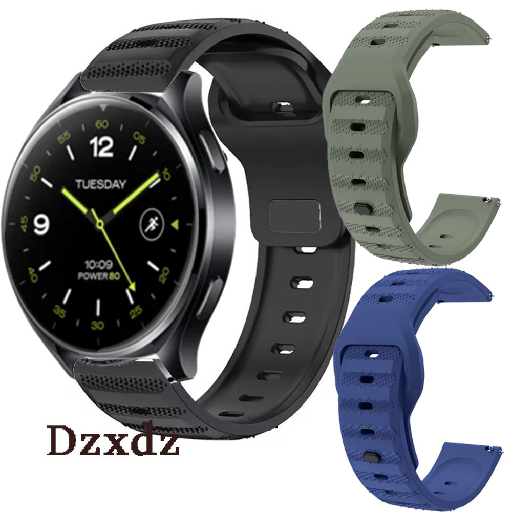 XIAOMI 適用於小米手錶 2 Pro 錶帶軟腕帶運動手鍊配件的矽膠錶帶