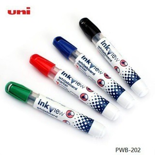 日本Uni三菱|PWB-202|1.8~2.2mm圓頭白板筆|寫白板的水性記號筆