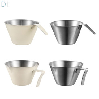 【現貨】304不鏽鋼萃取咖啡杯 帶刻度手衝咖啡萃取量杯盎司澤田杯奶盅接液Dhome