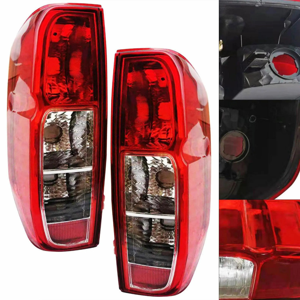 NISSAN 2 件裝汽車倒車燈後尾燈左右倒車燈 ABS 適用於日產 NAVARA D40 2005-2015