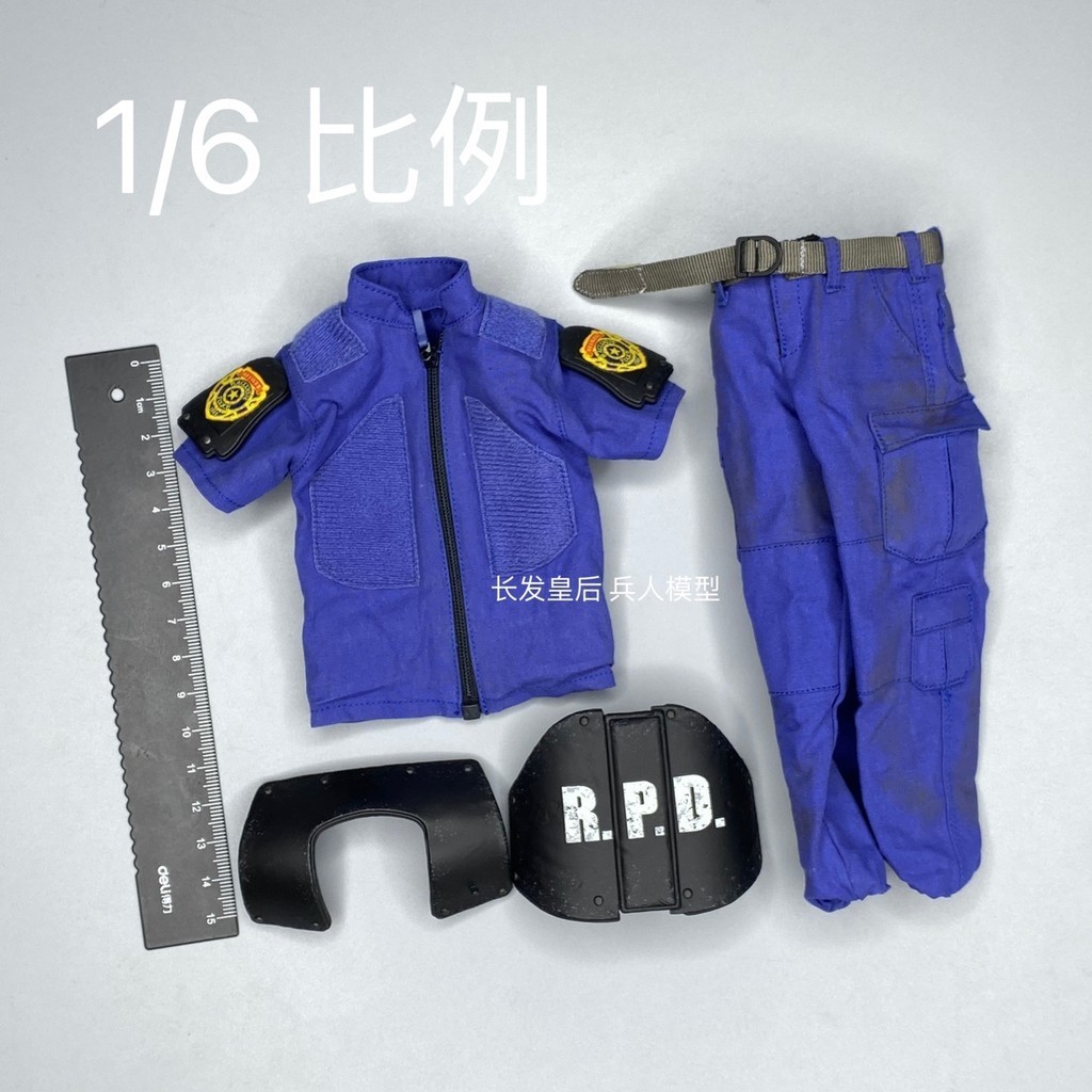 【精品】現貨1/6 兵人 12寸 DAM VTS 生化危機 里昂 作戰服全套