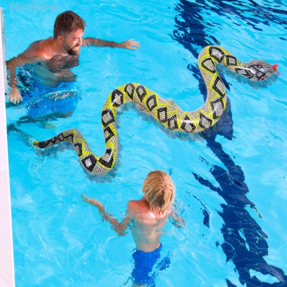 Antione 爆破蛇兒童玩具趣味整蠱水上玩具特技遊戲道具仿真蛇假動物蛇