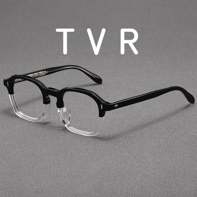 【TOTU眼鏡】天為爾TVR日本手工新品531同款板材鏡框純鈦眼鏡雙色玳瑁眼鏡素顏