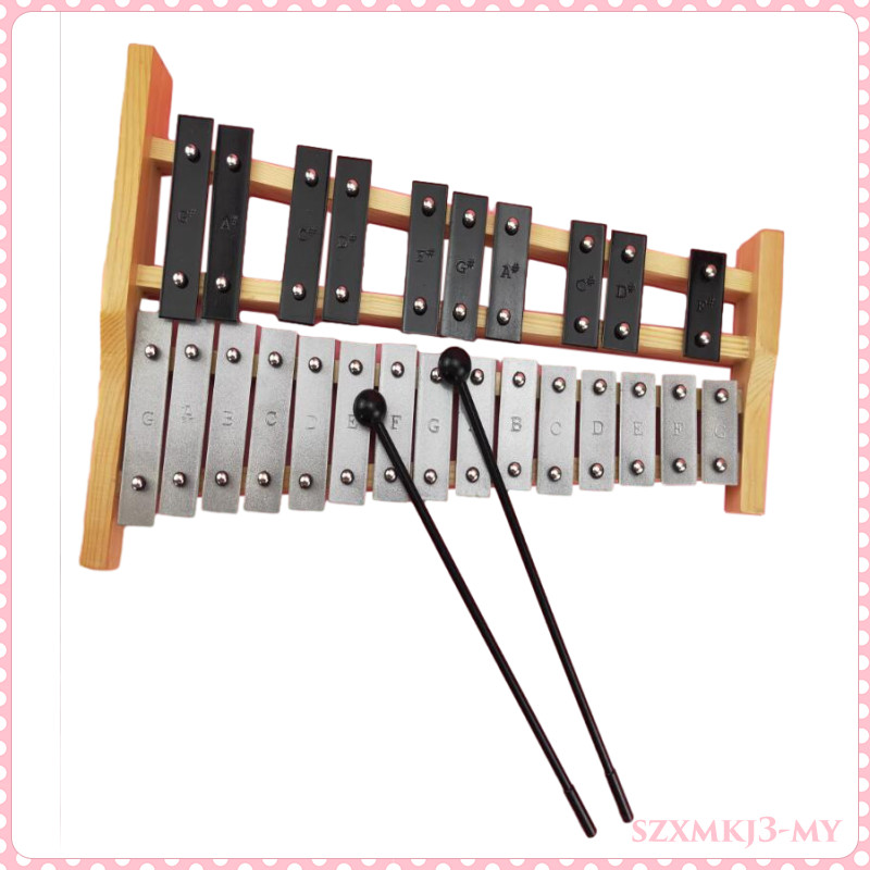 [SzxmkjacMY] 25 音符金屬木琴教育兒童音樂學習玩具樂器樂隊舞台表演兒童生日