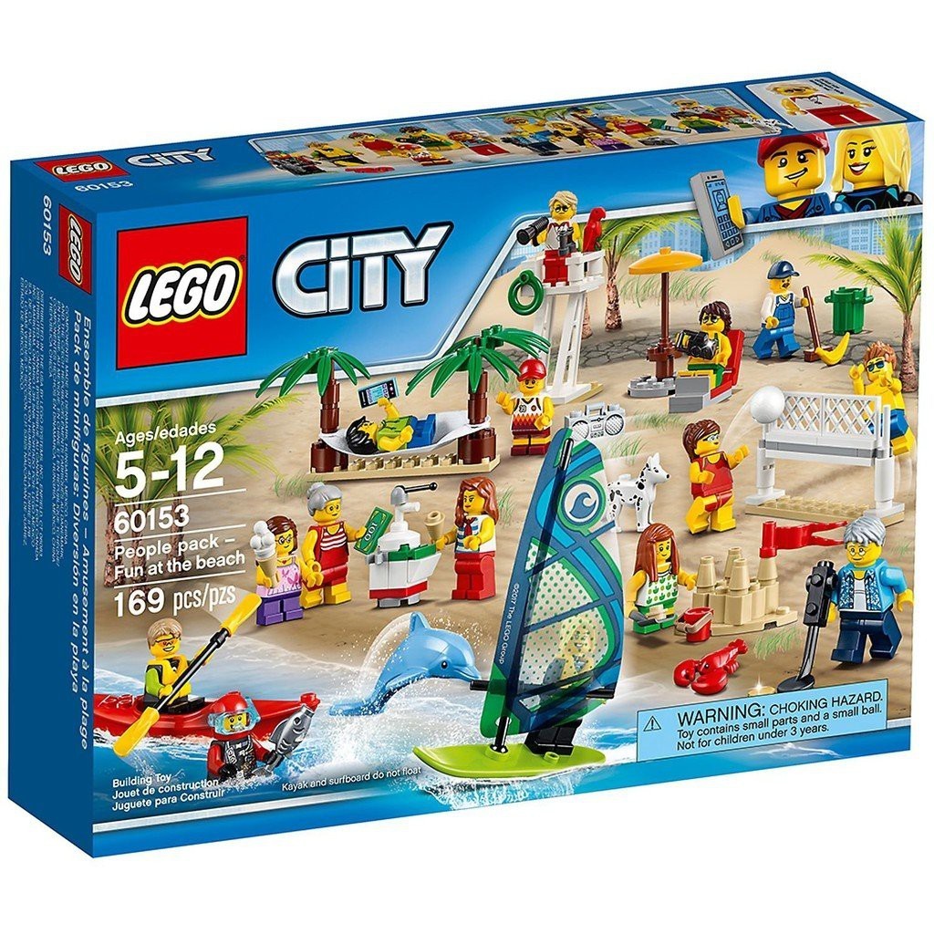 請先看內文 LEGO 樂高 60153 沙灘人偶套組 城市系列