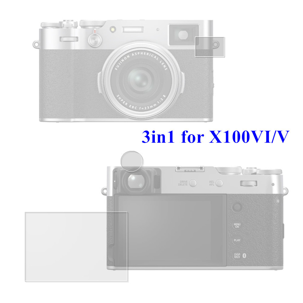 X100VI 玻璃膜 熒幕 保護貼 顯示屏 鋼化膜 適用於 富士 X100V Fujifilm X100VI 相機