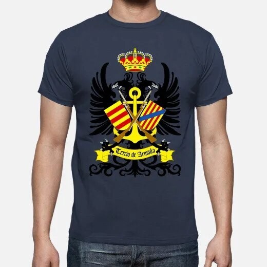 Tercio De Armada Española 西班牙海軍陸戰隊標誌 T 恤男式 T 全新