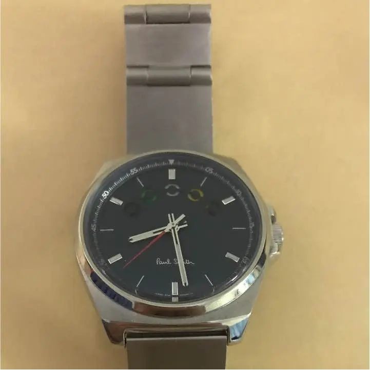 PAUL SMITH 手錶 藍色 銀色 錶盤 日本直送 二手
