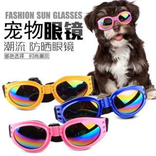寵物眼鏡可摺疊狗狗墨鏡太陽鏡防風防嗮防護鏡