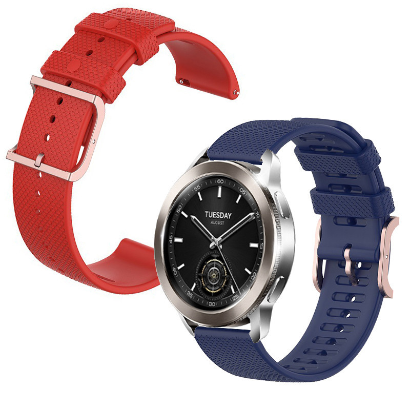 XIAOMI 小米智能手錶 S3 智能手錶帶適用於小米智能手錶 S1 s2 active pro 智能手錶矽膠錶帶柔軟戶