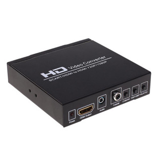 SCART+HDMI轉HDMI頻道轉換器SCART+HDMI to HDMI 1080P轉接切換器