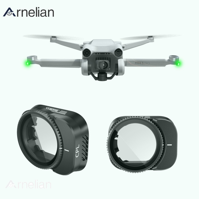 Arnelian Cpl 可調減光濾鏡輕巧兼容 Dji Mini 3 Pro 無人機攝影配件