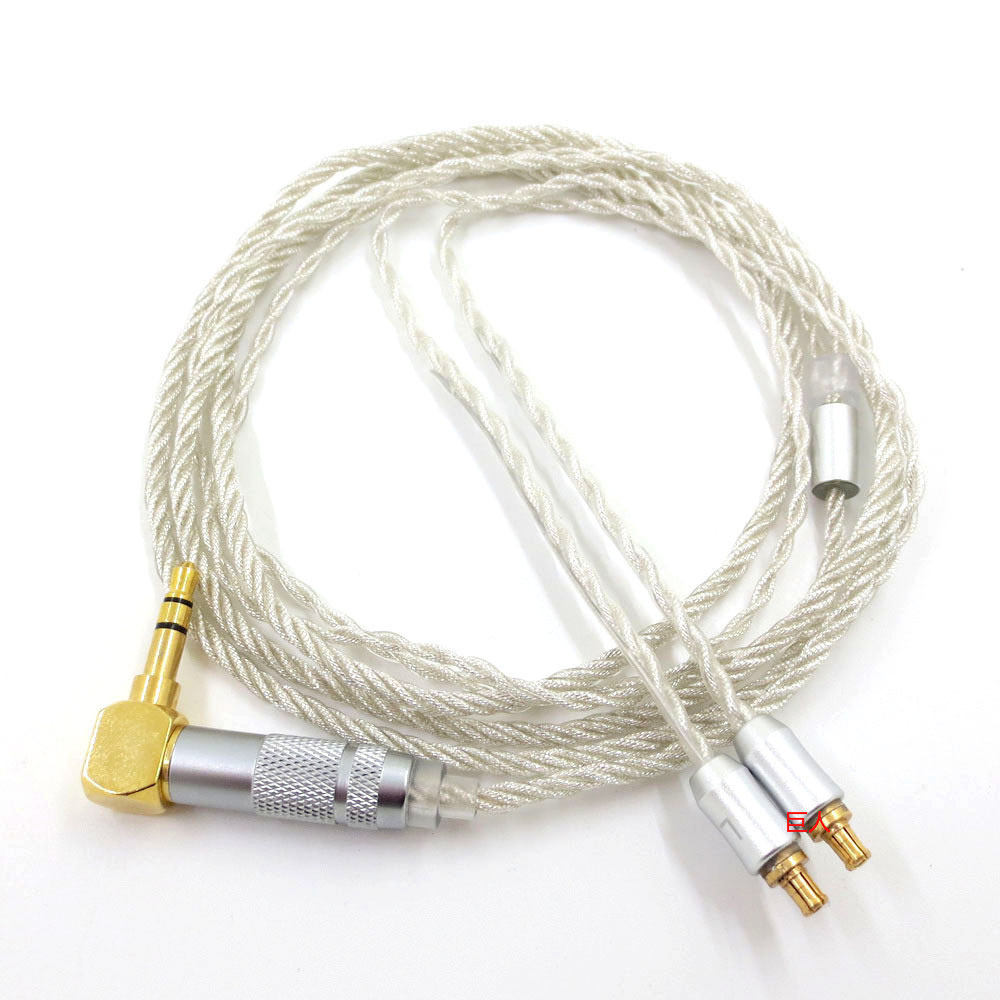 【現貨 免運】銀箔耳機線LS200 CKR90  LS50 70 A2DC 接口發燒友耳機升級線 升級線 音頻線 耳機線