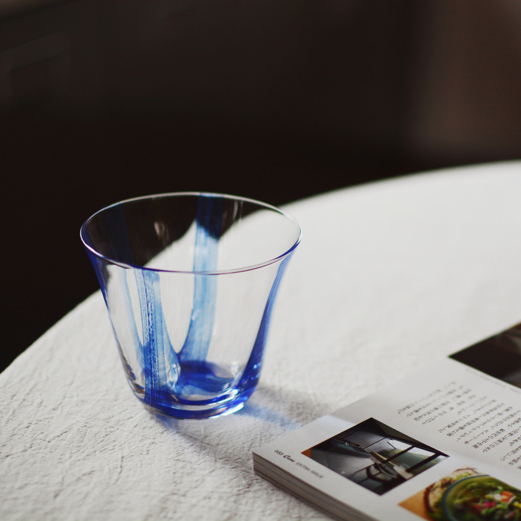 [BW 水晶玻璃杯 酒杯 咖啡杯 威士忌 水杯 日式 十字藍帶闊口杯 手工玻璃